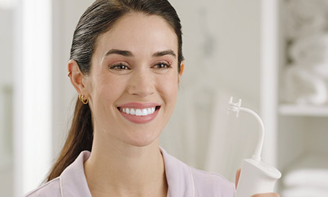 Collections Etc Miracle Smile Water Flosser with 4 Water Jets